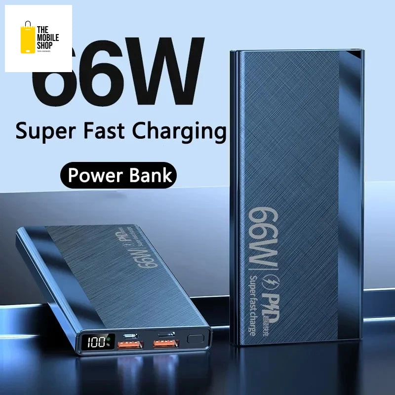 Ultimate Power Bank - 66W Fast Charging -  200000mAh  -Digital Display - Safe & Portable