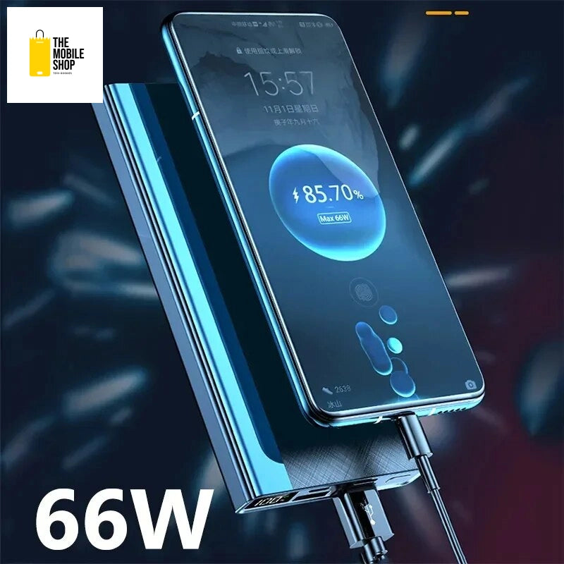 Ultimate Power Bank - 66W Fast Charging -  200000mAh  -Digital Display - Safe & Portable