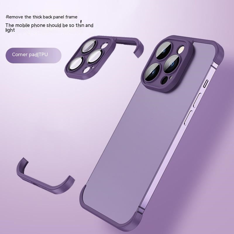 Frameless Bumper Lens Protector Drop-resistant Ultra-thin Mobile Phone Bare Case