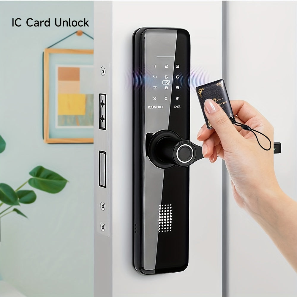 Home Electronic Digital Biometric Fingerprint Door Lock Keyless Entry Door Lock with App and Keypad, Smart Door Lock, Front Door Locks