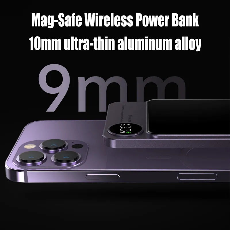 Magnetic Power Bank PD20W 15W Wireless Fast Charger