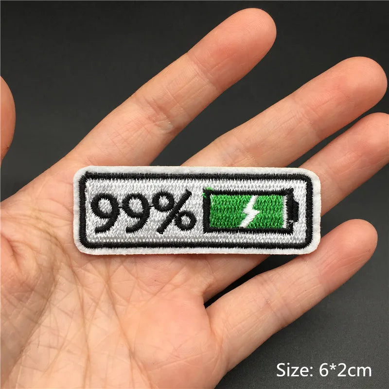 Cartoon Badges Clothes Embroidery Patch Applique Diy Sewing Decorative Ironing Patches For T-Shirt Stripes Clothing Stickers