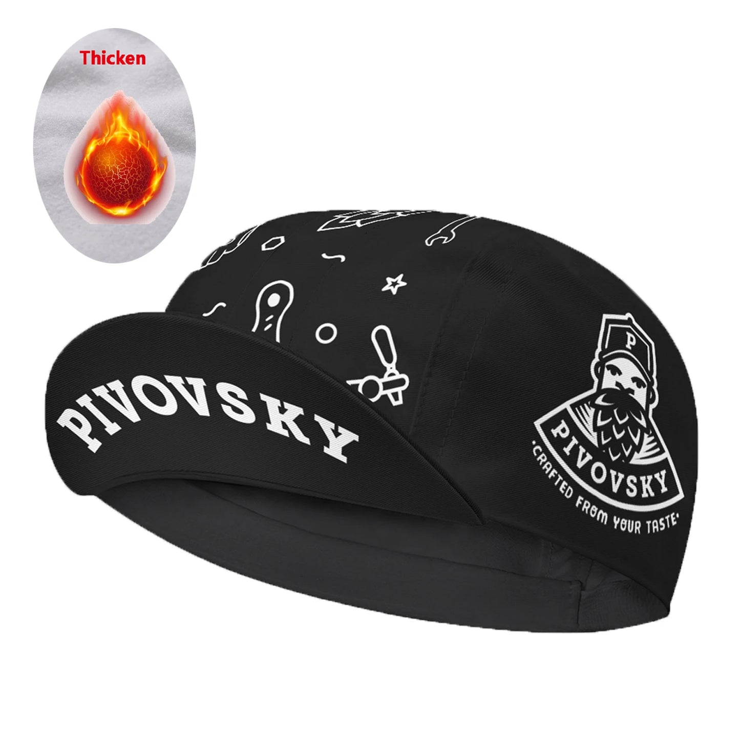 Classic Black Retro Cycling Caps XIMATT Polyester/Fleece Moisture Wicking Men And Women Wear Quick Dry For Bicycle Hat Balaclava