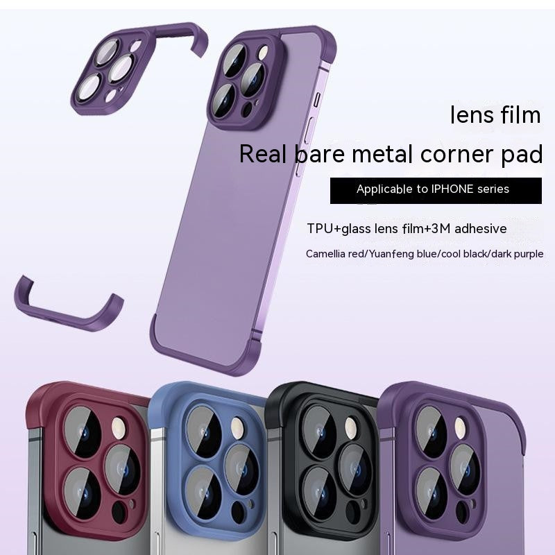 Frameless Bumper Lens Protector Drop-resistant Ultra-thin Mobile Phone Bare Case