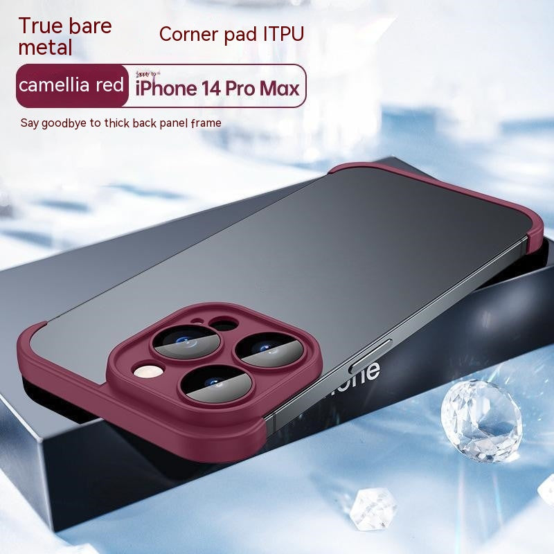 Frameless Bumper Lens Protector Drop-resistant Ultra-thin Mobile Phone Bare Case